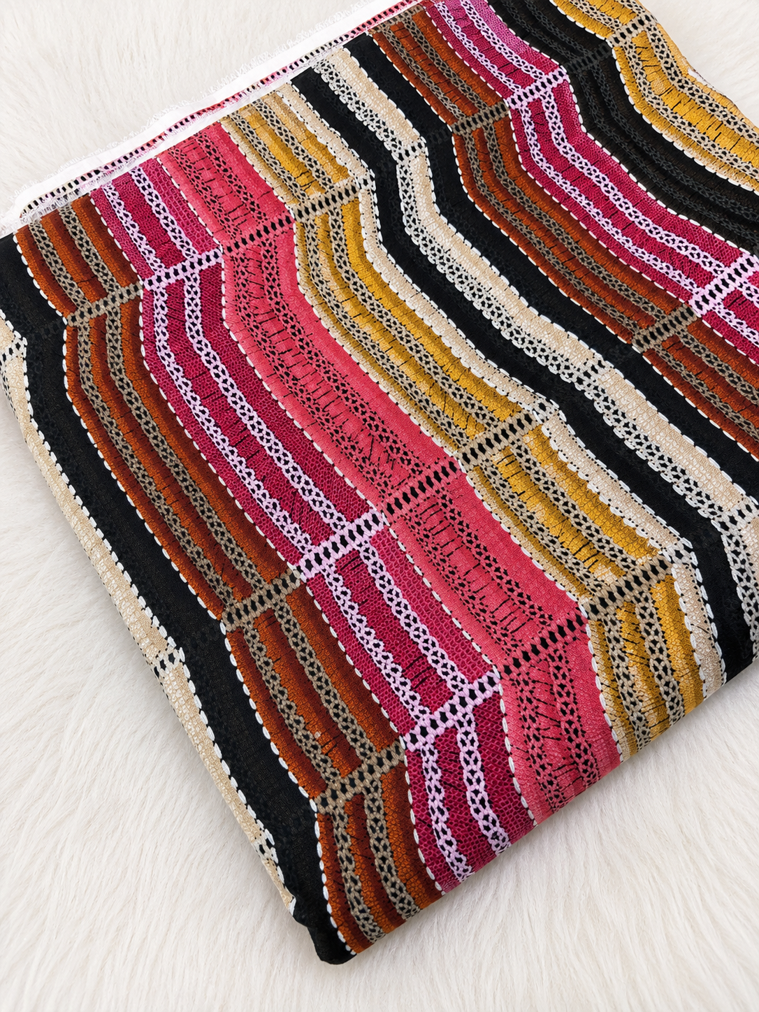 Ethnic Linen Print 2pc