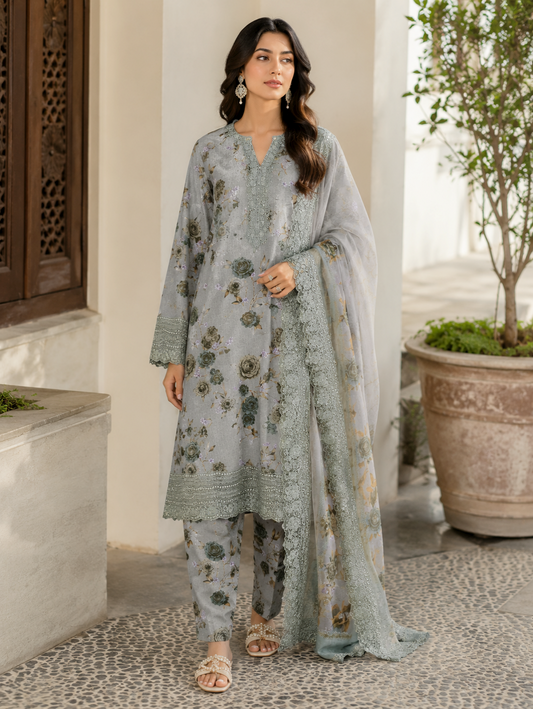 LAKHANY LUXURY LAWN 3PC LAWN DOPATTA