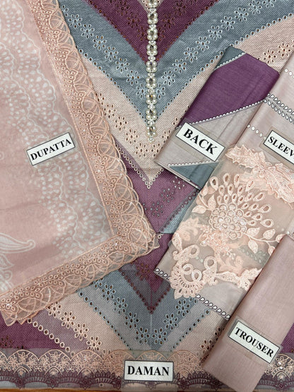 MARIAB 3PC CHIFFON DOPATTA