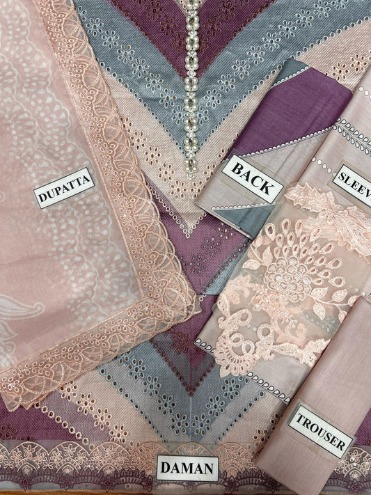 MARIAB 3PC CHIFFON DOPATTA