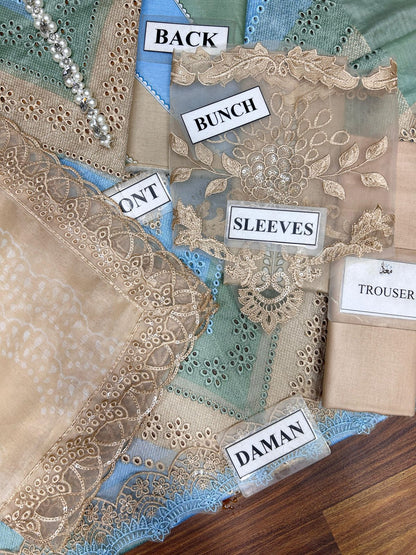 MARIAB 3PC CHIFFON DOPATTA