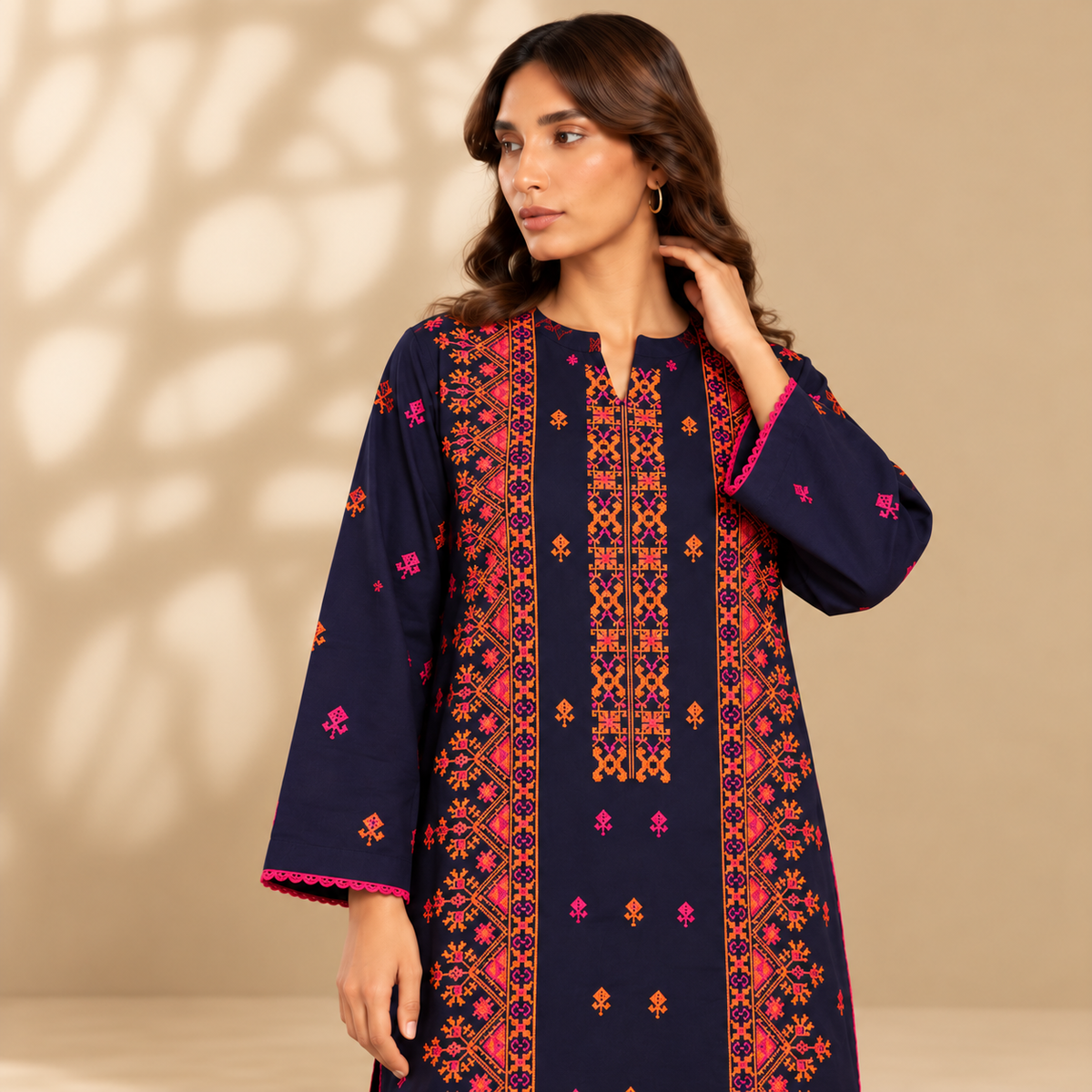 READY TO WEAR KARANDI 2PC EMBROIDERED WKS-16