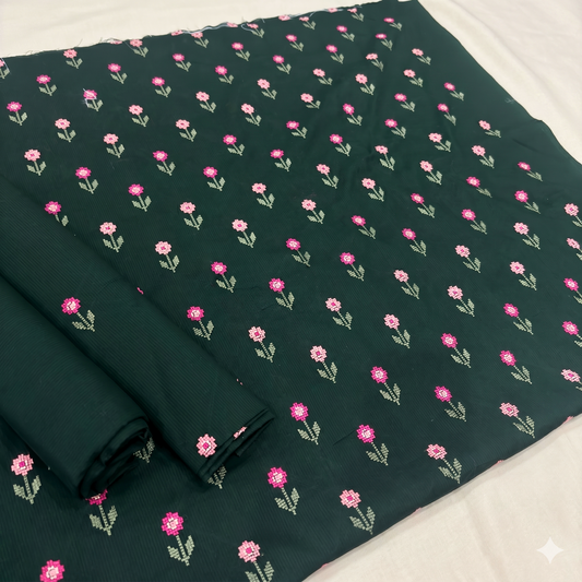 2 PIECE - EMBROIDERED LAWN SUIT SCV1-1796