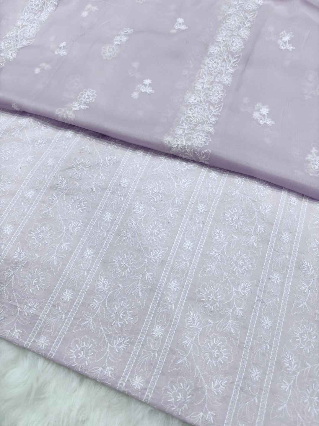 BAREEZE LAWN EMBROIDERED 3PC CHIFFON DOPATTA TZAJ-145