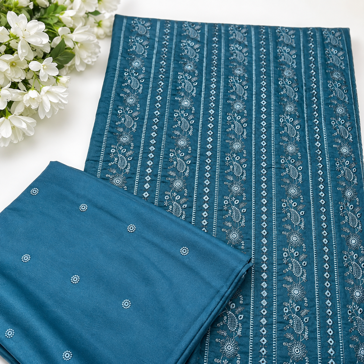 KARANDI EMBROIDERED 2-PIECE TZAJ-2388