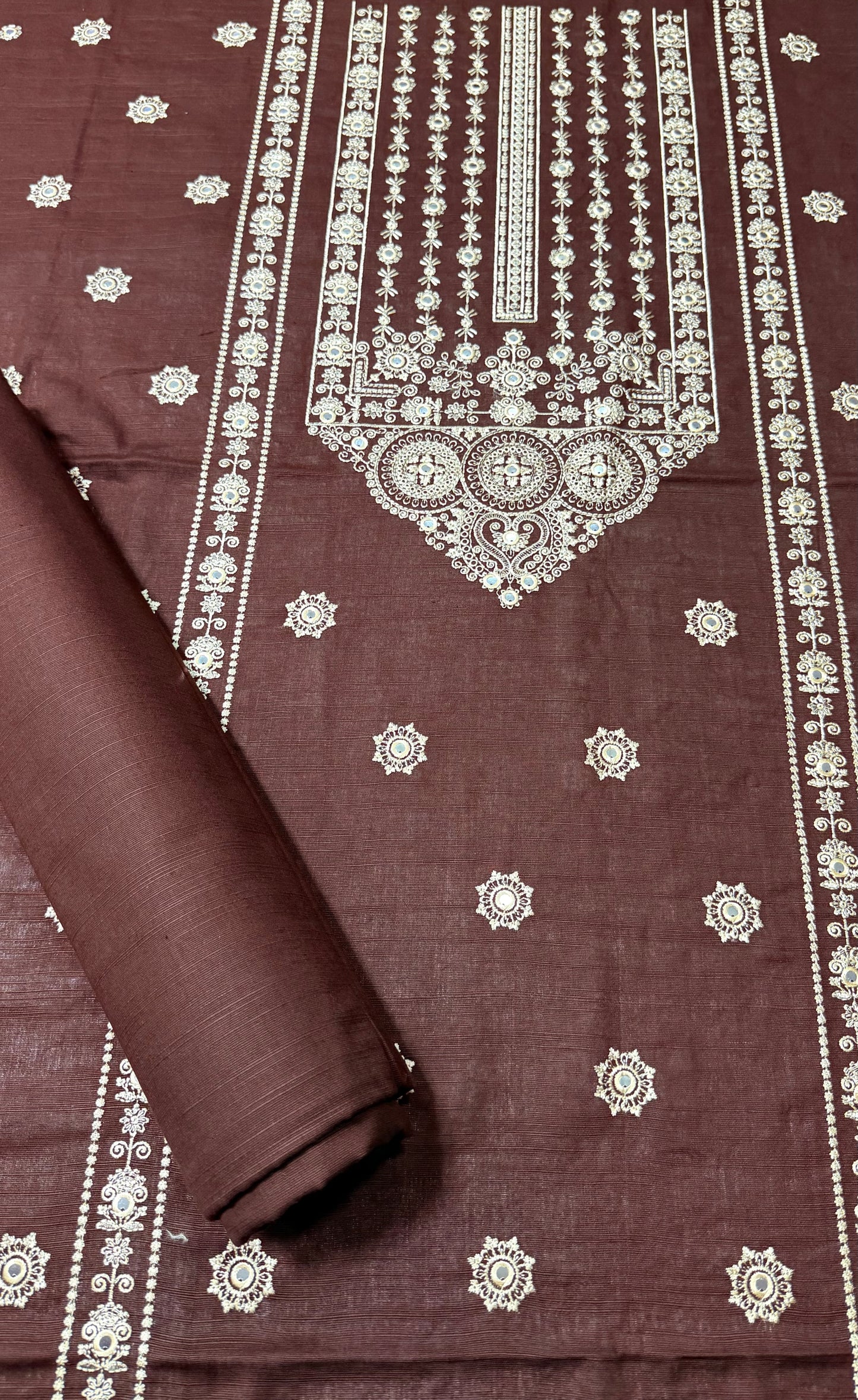 KHADDAR EMBROIDERED 2PC