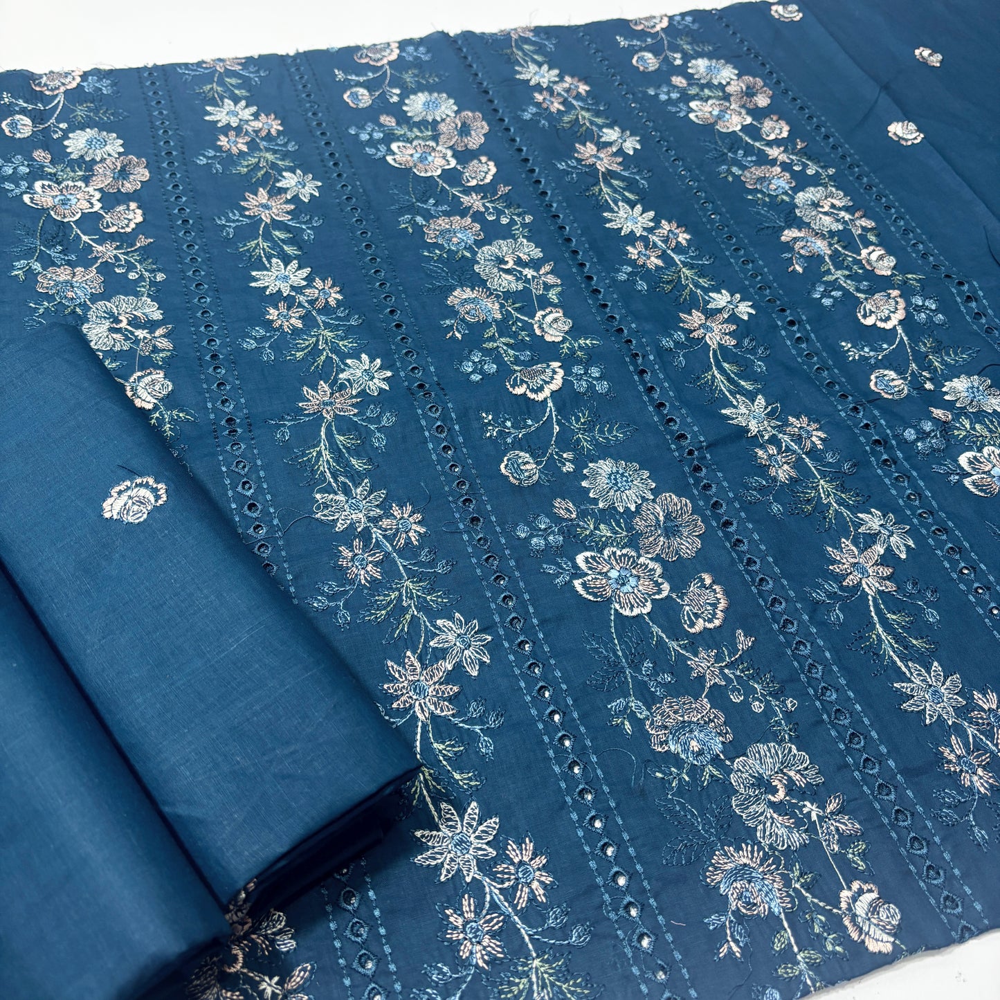 2 PIECE - EMBROIDERED LAWN SUIT SCV1-1717