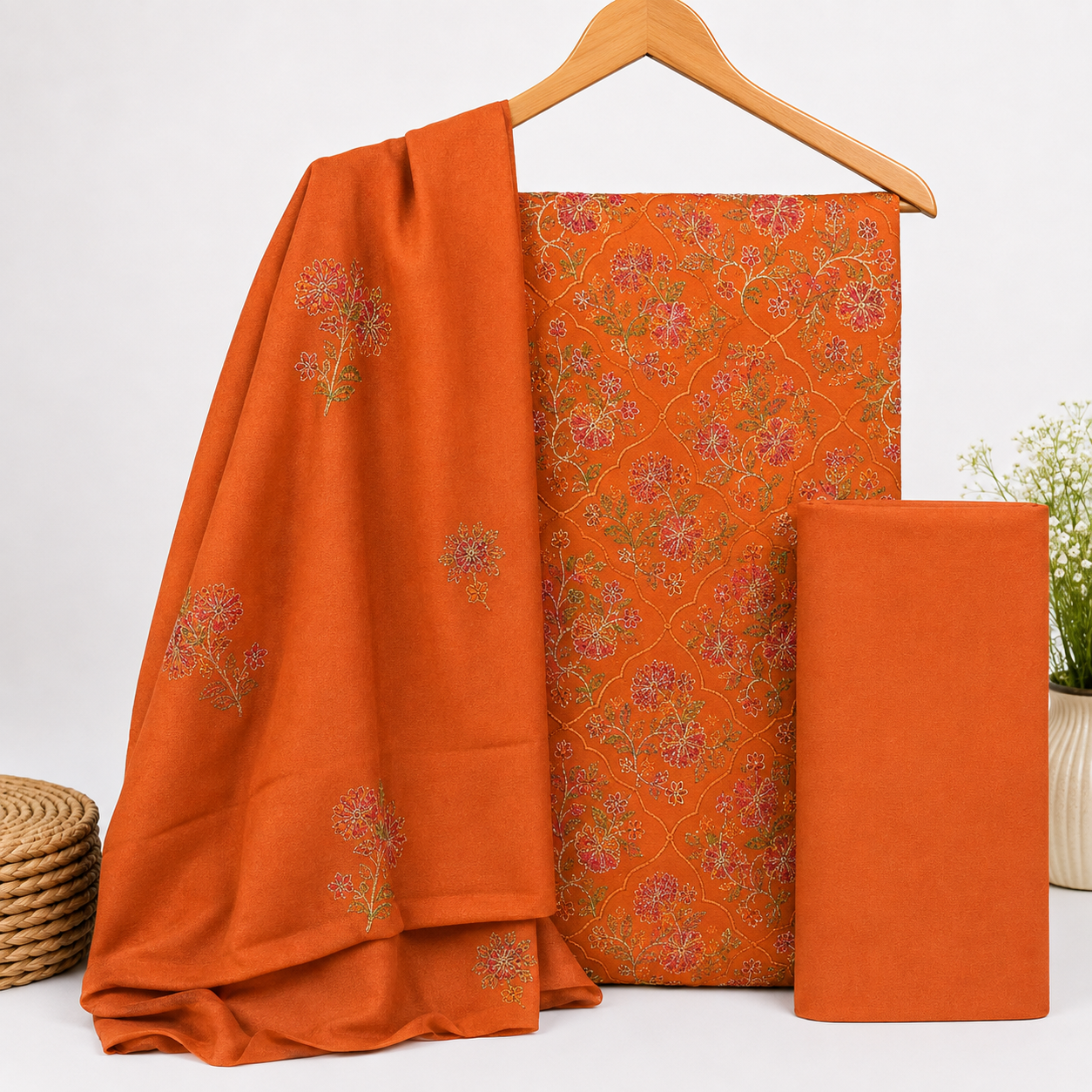 KARANDI EMBROIDERED 3-PIECE TZAJ-309
