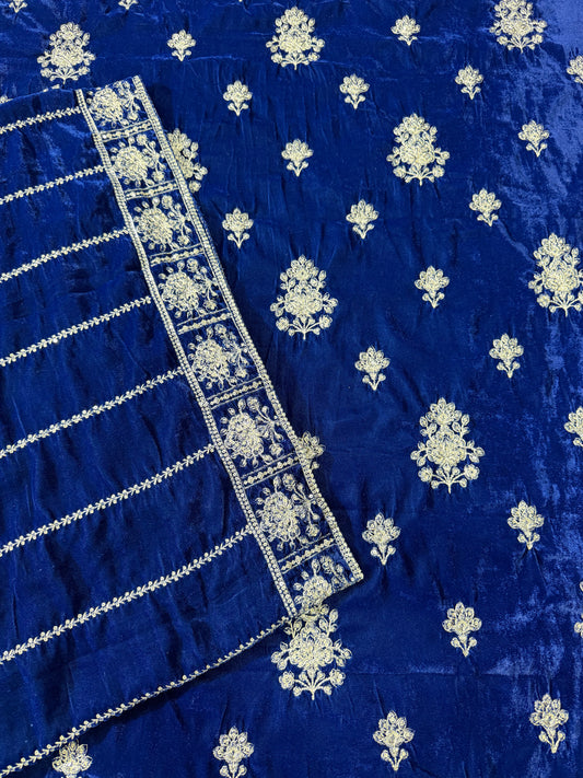 VELVET EMBROIDERED 3-PIECE TZAJ-213