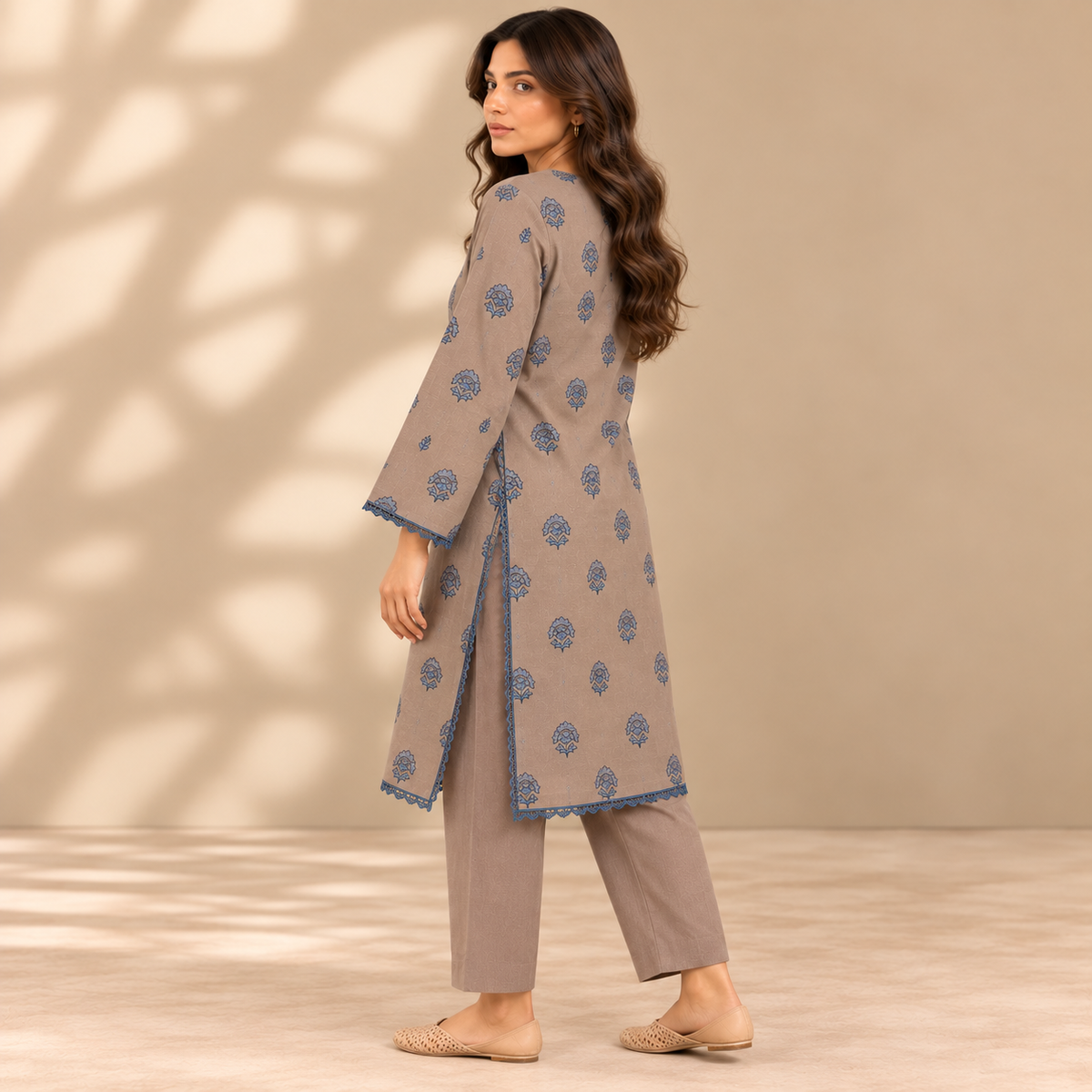 READY TO WEAR KARANDI 2PC EMBROIDERED WKS-17