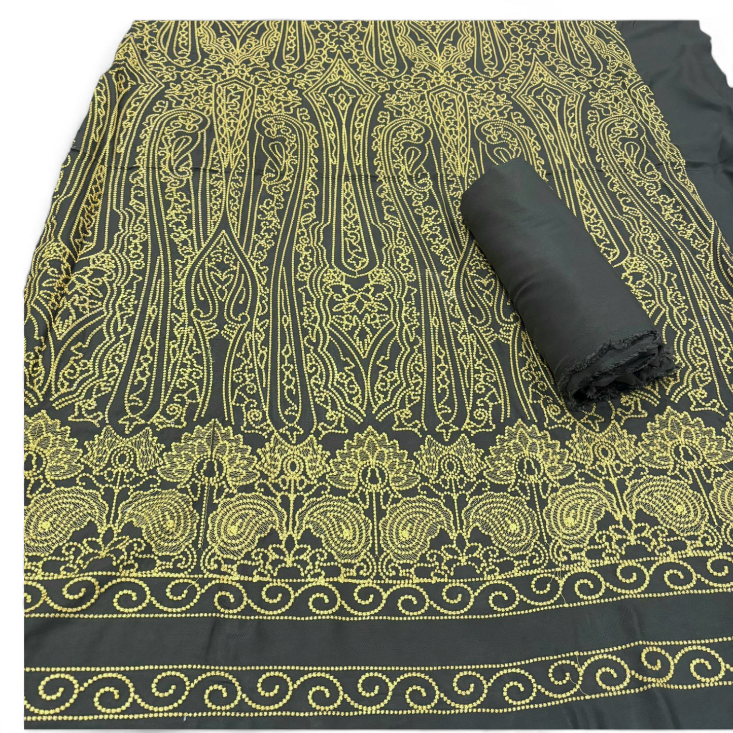 IMPORTED MARINA EMBROIDERED 2-PIECE