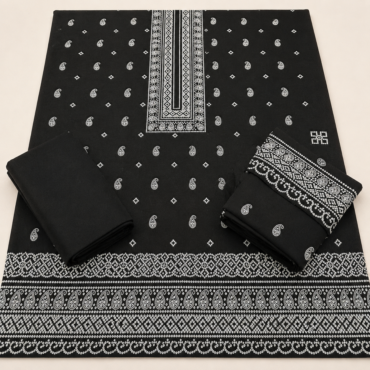 Bareeze lawn printed 3pc