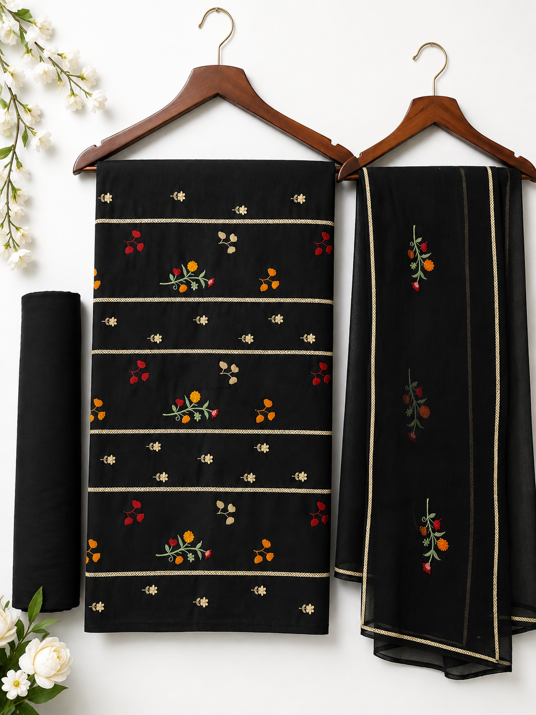 KARANDI EMBROIDERED 3-PIECE TZAJ-351
