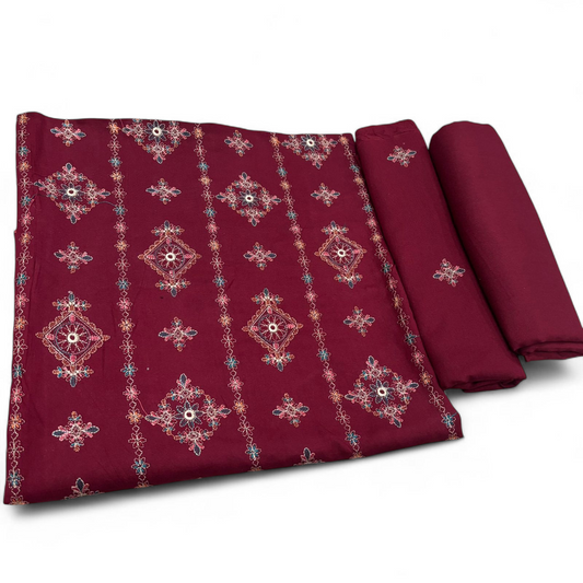 KARANDI EMBROIDERED 2-PIECE WKU-891