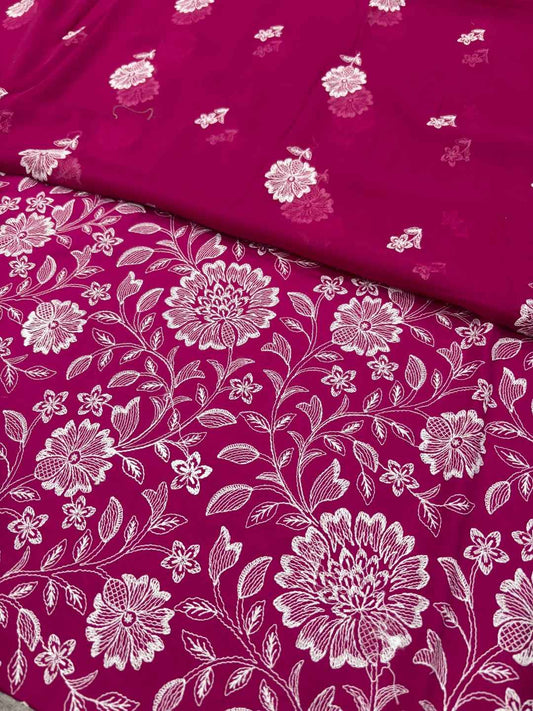 BAREEZE LAWN EMBROIDERED 3PC CHIFFON DOPATTA TZAJ-160