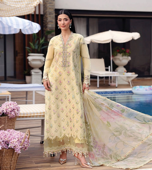 MARIA B LUXURY LAWN 3PC CHIFFON DOPATTA