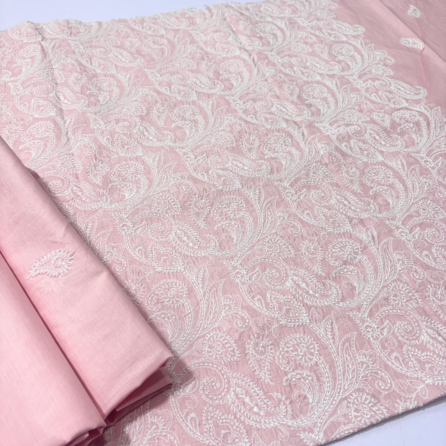 2 PIECE - EMBROIDERED LAWN SUIT SCV1-1712