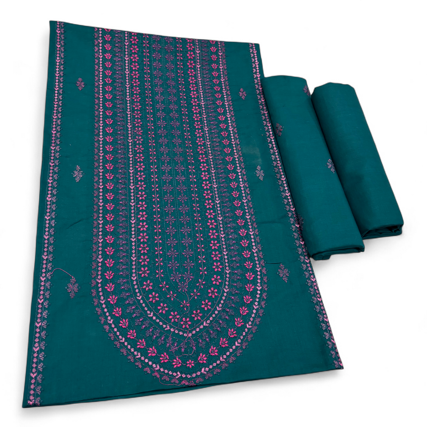 2 PIECE - EMBROIDERED LAWN SUIT SCV1-1633