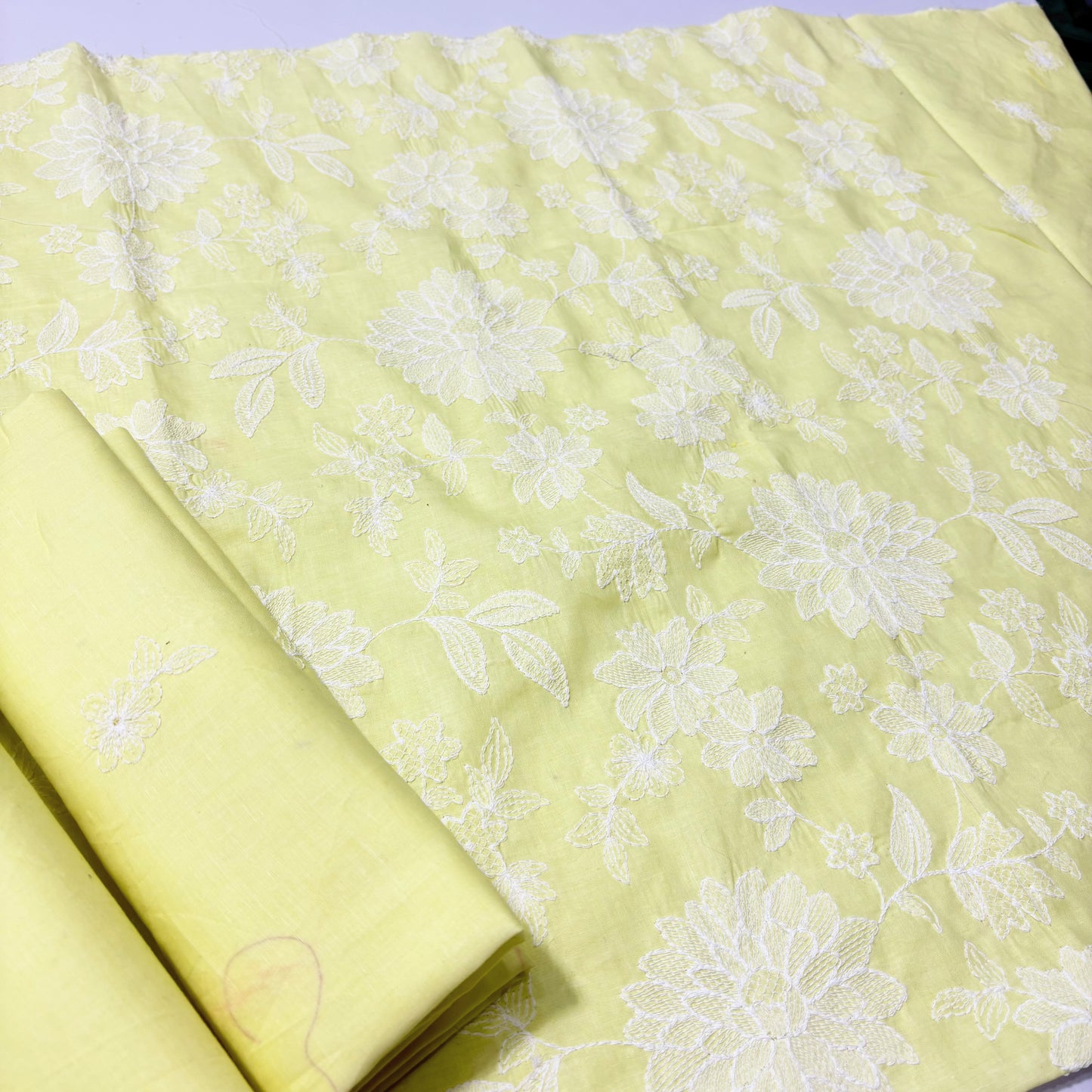 2 PIECE - EMBROIDERED LAWN SUIT SCV1-1661