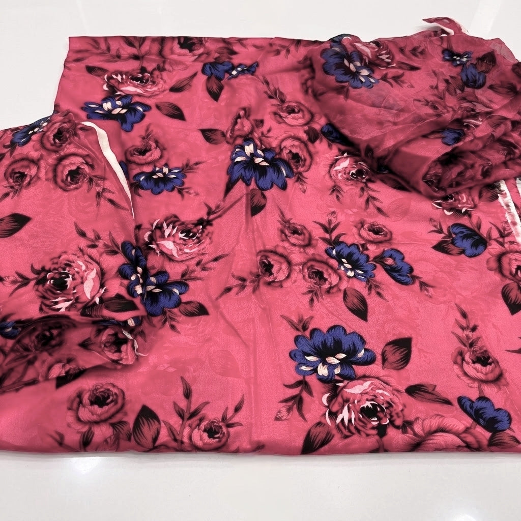 Linen printed 3pc