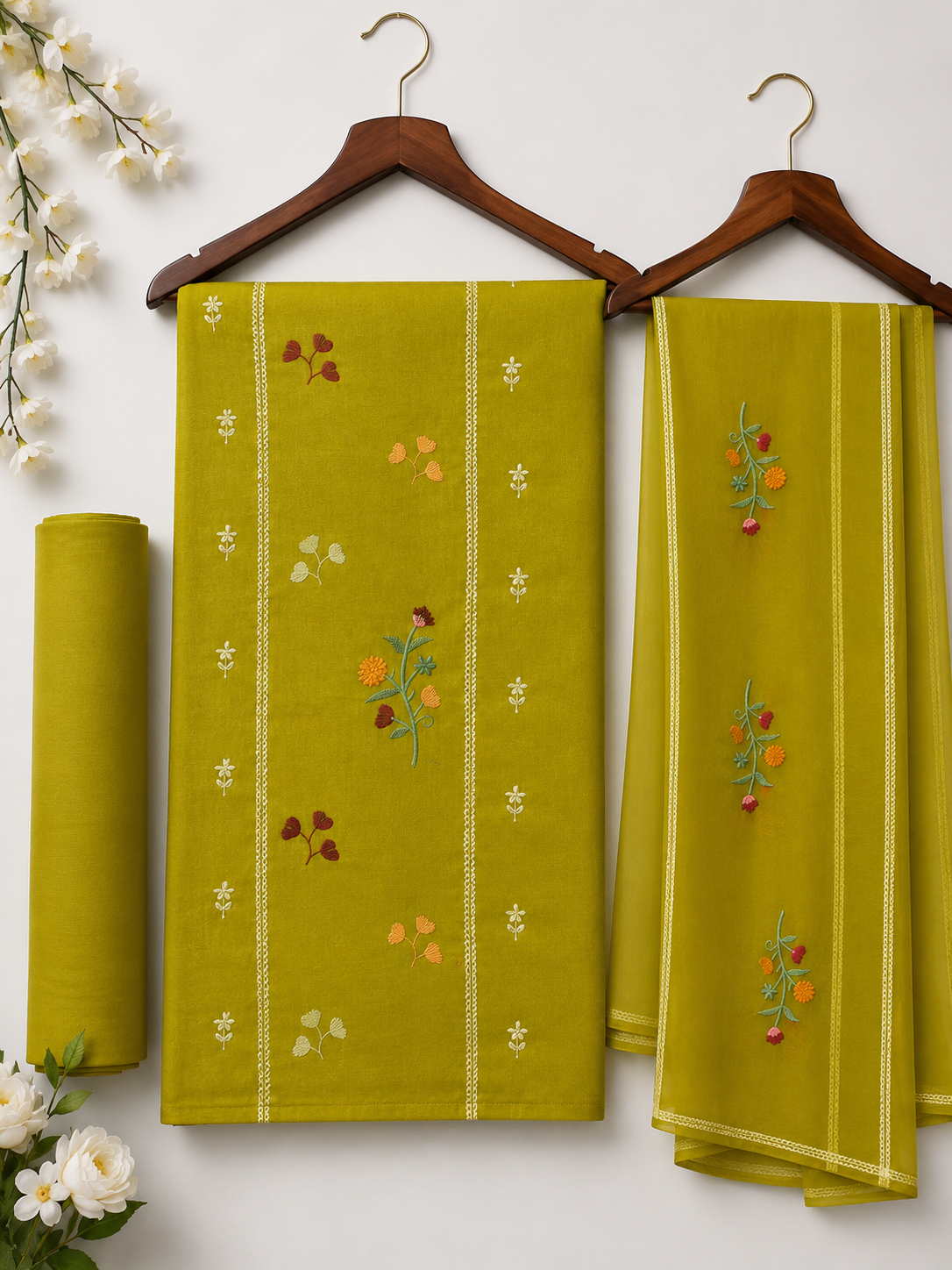 KARANDI EMBROIDERED 3-PIECE TZAJ-353