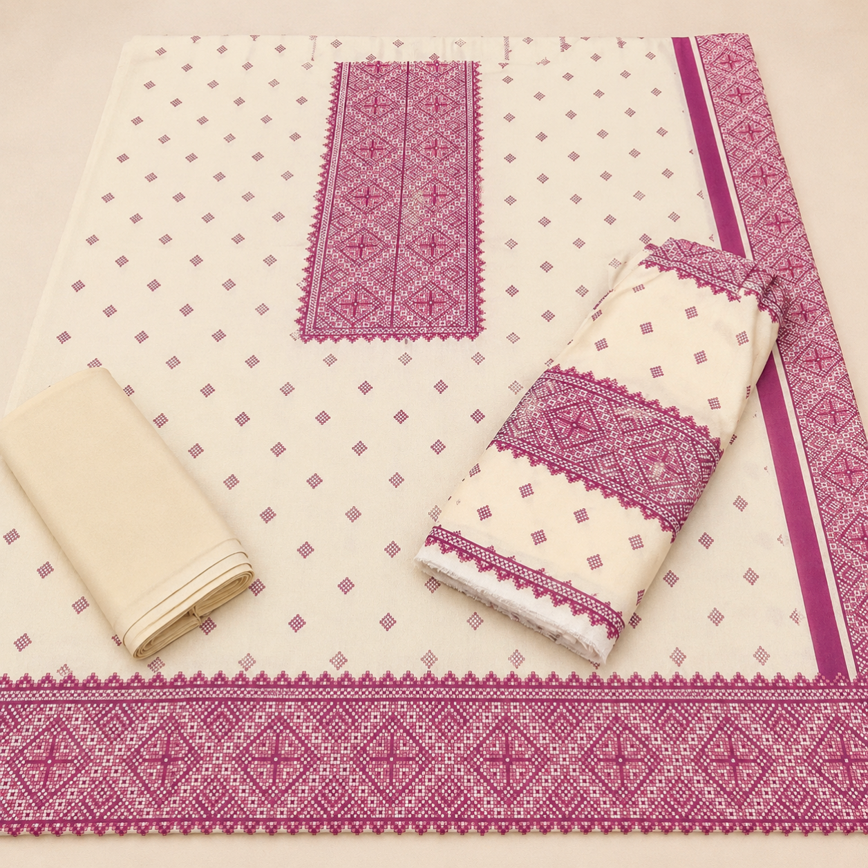 Bareeze lawn printed 3pc