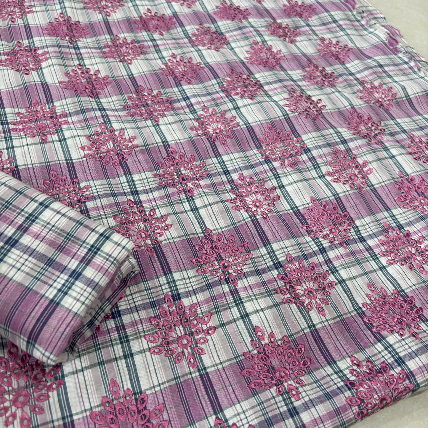 2 PIECE - PRINTED EMBROIDERED LAWN SUIT SCV2-213