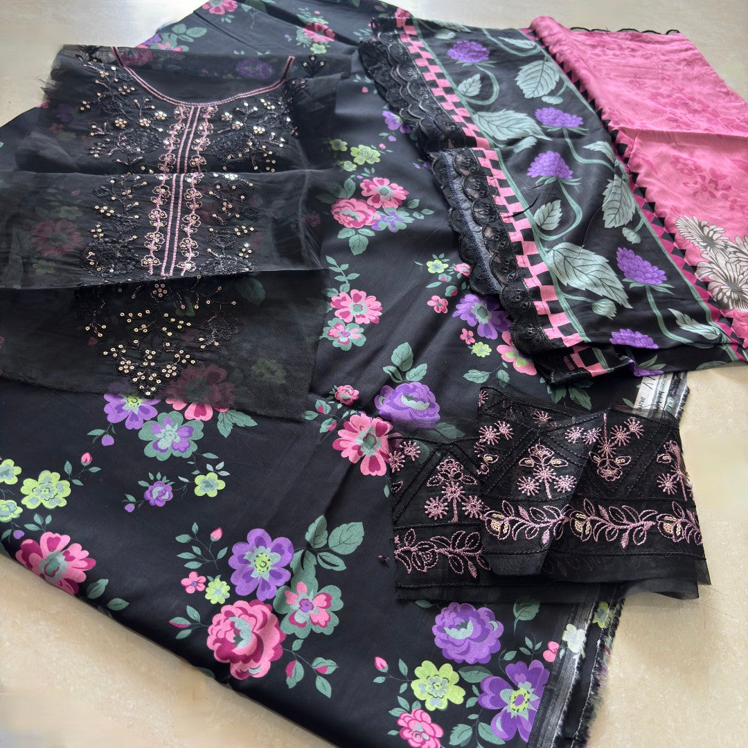 SAPPHIRE LUXURY LAWN 3PC LAWN DOPATTA