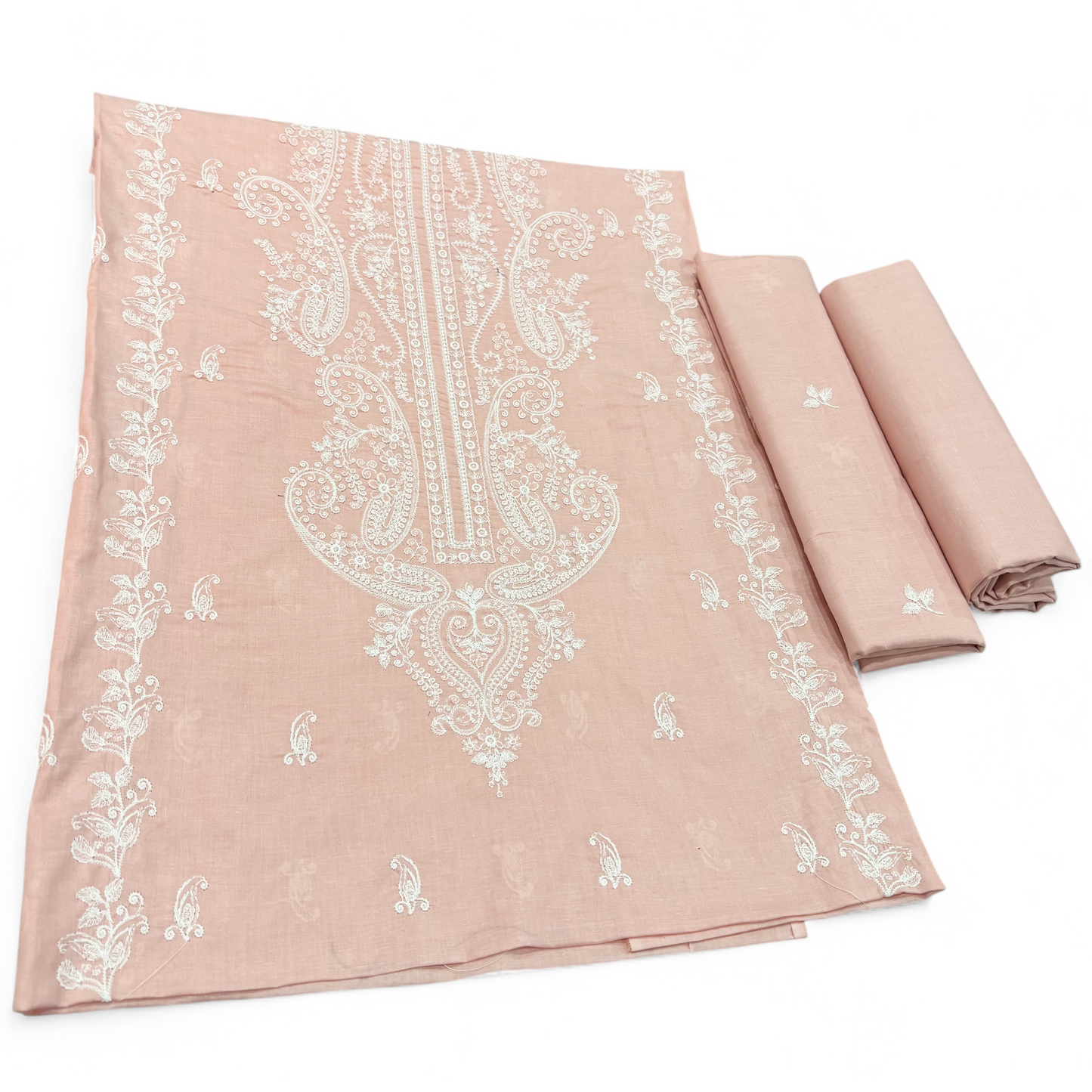 2 PIECE - EMBROIDERED LAWN SUIT SCV1-1636