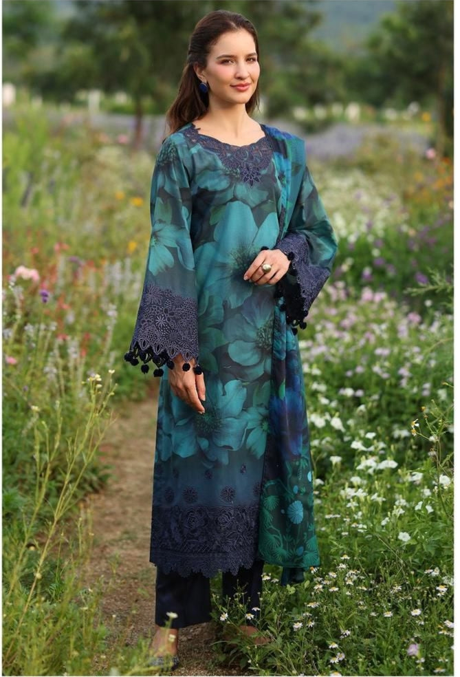 BAROQUE 3PC CHIFFON DOPATTA