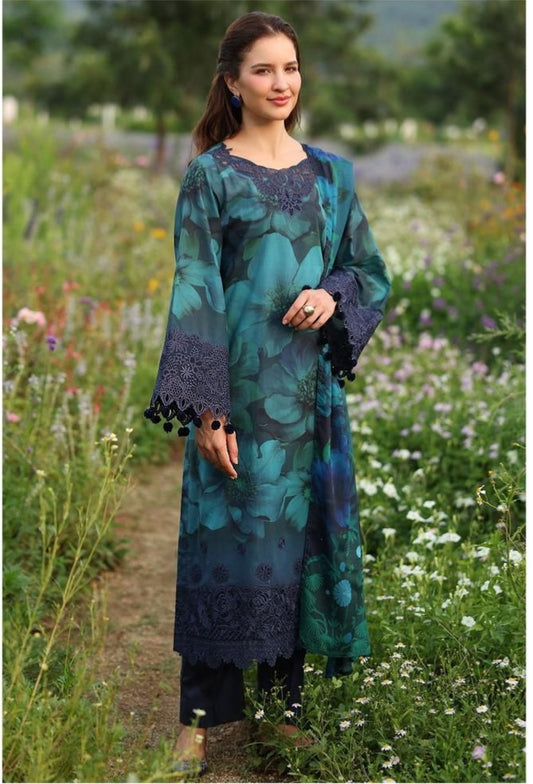 BAROQUE 3PC CHIFFON DOPATTA