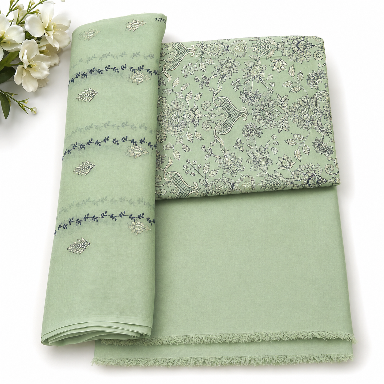 KARANDI EMBROIDERED 3-PIECE TZAJ-303