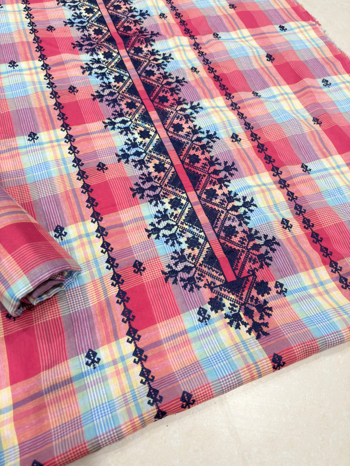 2 PIECE - PRINTED EMBROIDERED LAWN SUIT SCV2-250