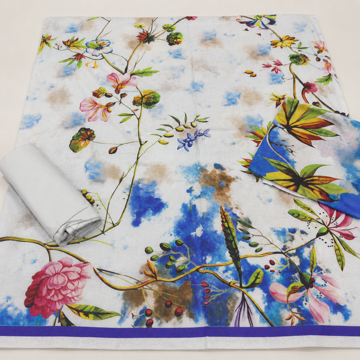 Nishat lawn printed 3pc
