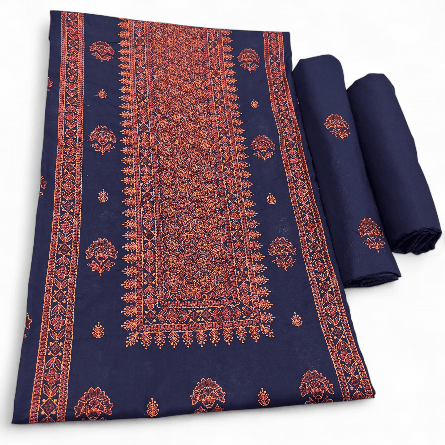 2 PIECE - EMBROIDERED LAWN SUIT SCV1-1737