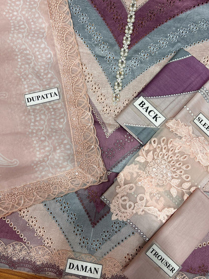 MARIAB 3PC CHIFFON DOPATTA