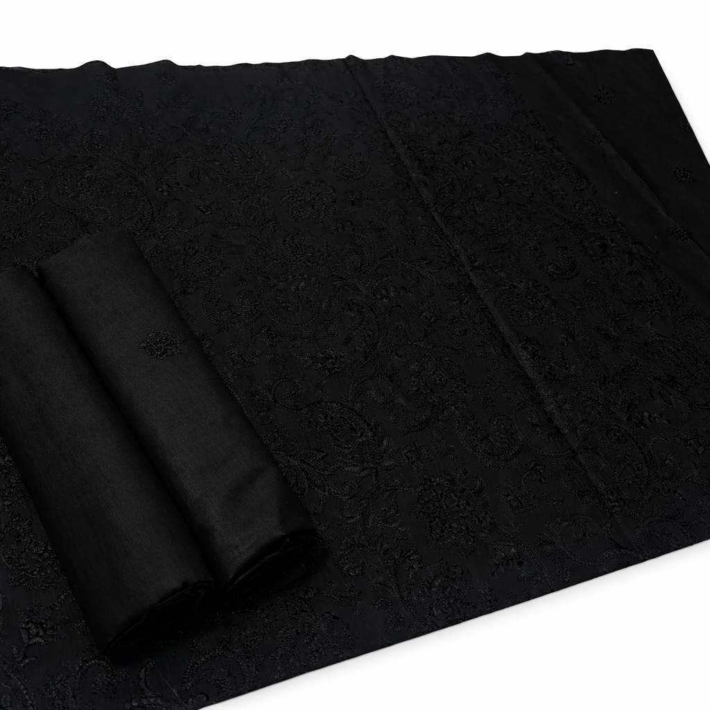 2 PIECE - EMBROIDERED LAWN SUIT SCV1-1667