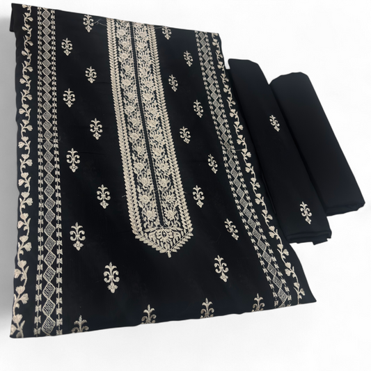 2 PIECE - EMBROIDERED LAWN SUIT SCV1-1787