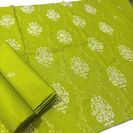 2 PIECE - EMBROIDERED LAWN SUIT SCV1-1710