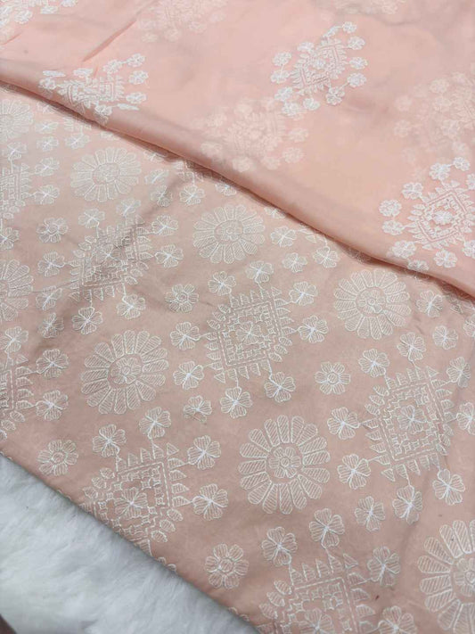 BAREEZE LAWN EMBROIDERED 3PC CHIFFON DOPATTA TZAJ-146