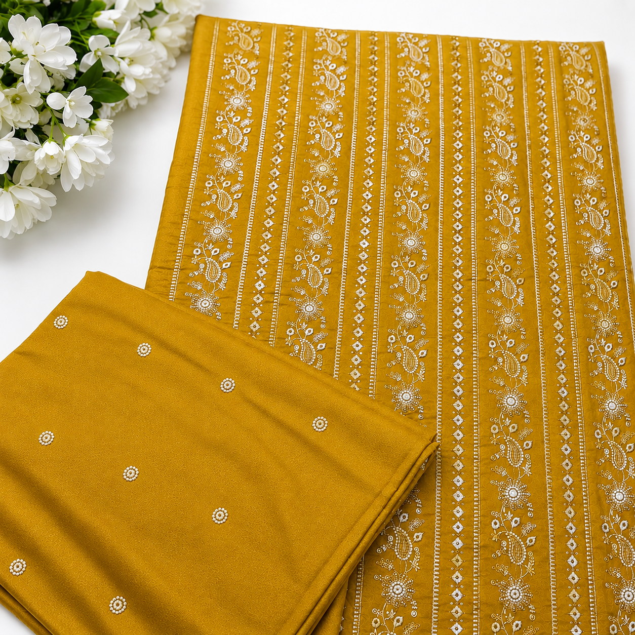 KARANDI EMBROIDERED 2-PIECE TZAJ-2382