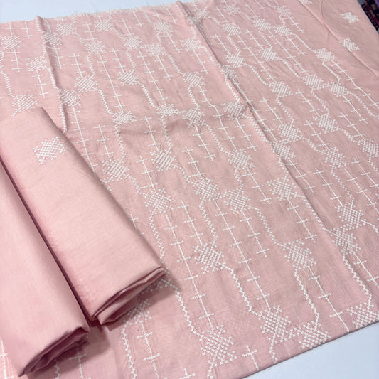 2 PIECE - EMBROIDERED LAWN SUIT SCV1-1723