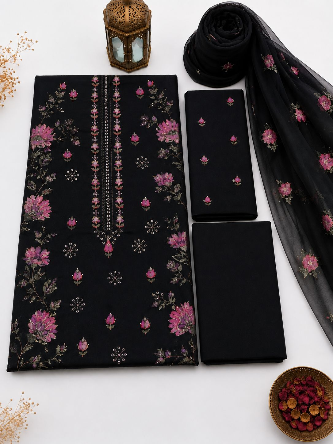 KARANDI EMBROIDERED 3-PIECE TZAJ-388