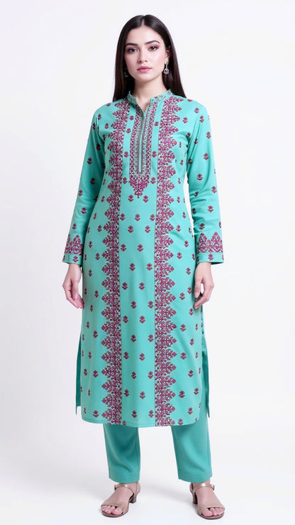 KARANDI EMBROIDERED 2-PIECE WKU-177