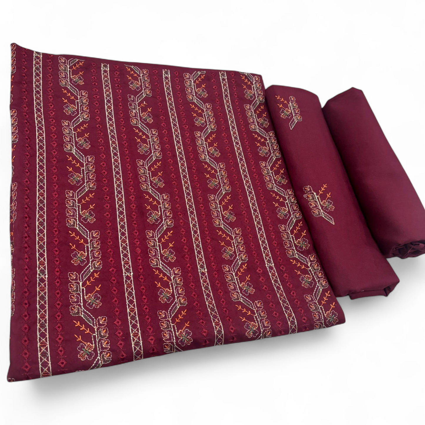 KARANDI EMBROIDERED 2-PIECE WKU-854