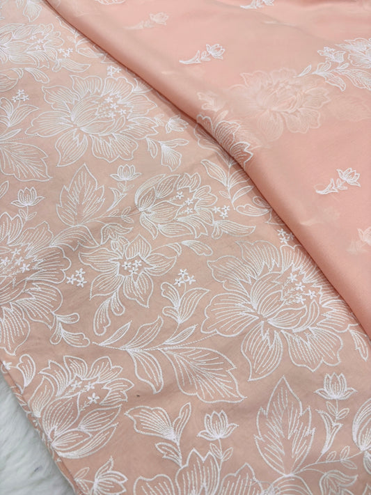 BAREEZE LAWN EMBROIDERED 3PC CHIFFON DOPATTA TZAJ-127