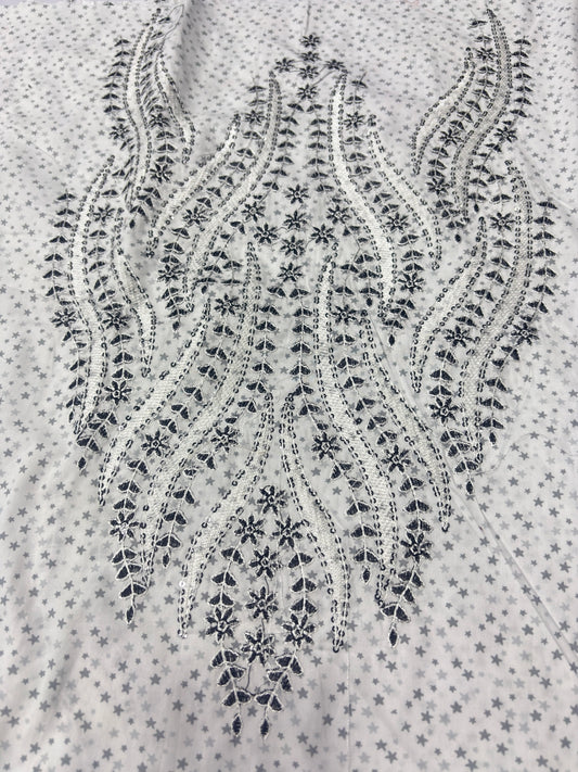 2 PIECE - PRINTED EMBROIDERED LAWN SUIT SCV2-241