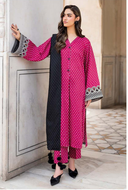 BAROQUE 3PC CHIFFON DOPATTA
