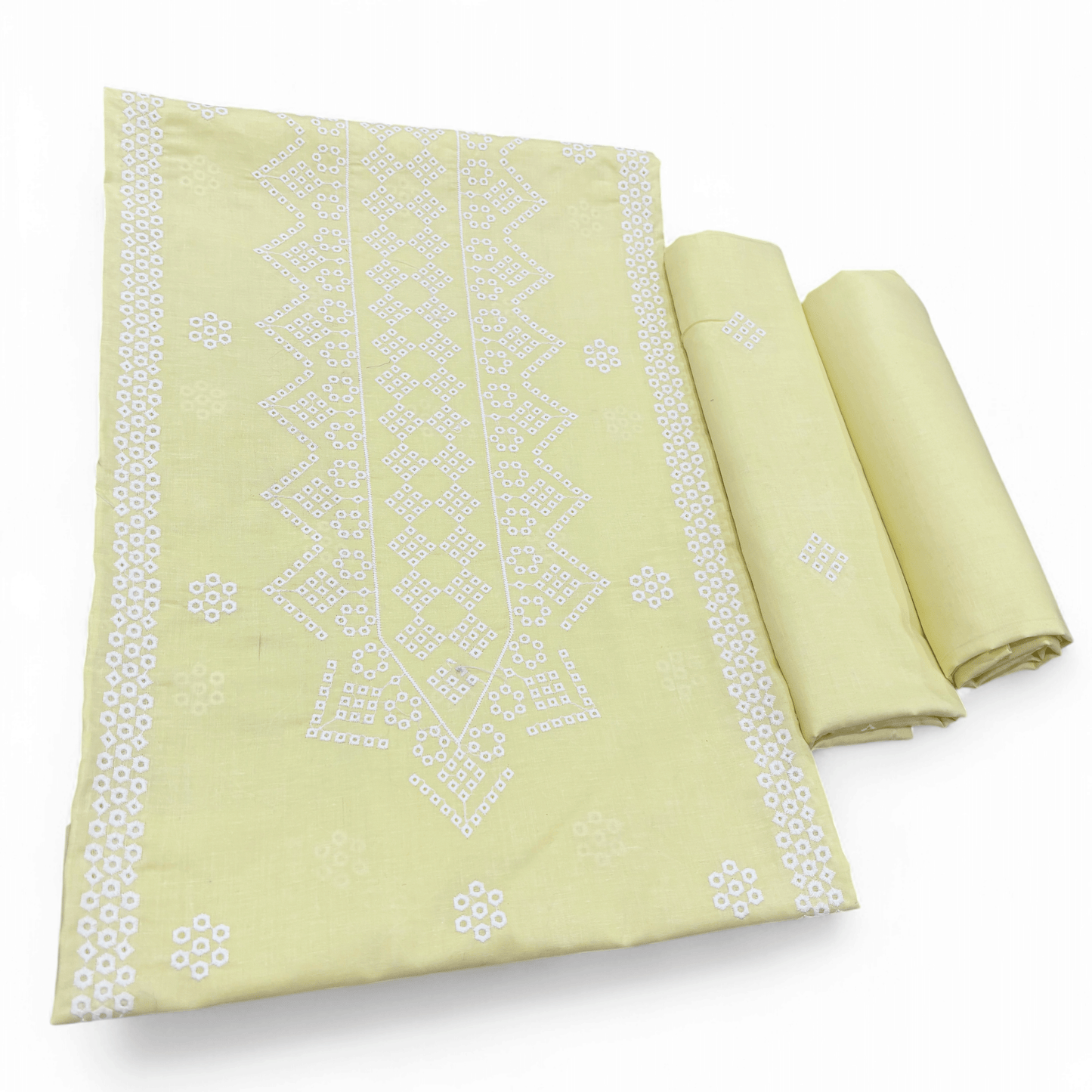 2 PIECE - EMBROIDERED LAWN SUIT SCV1-1741