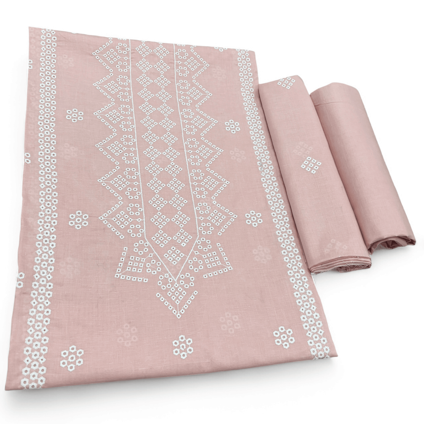 2 PIECE - EMBROIDERED LAWN SUIT SCV1-1742